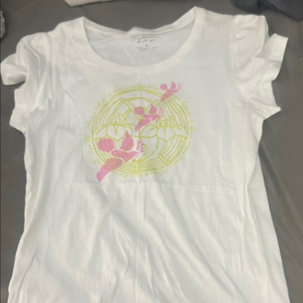 5/$10 White and Pink Shirt